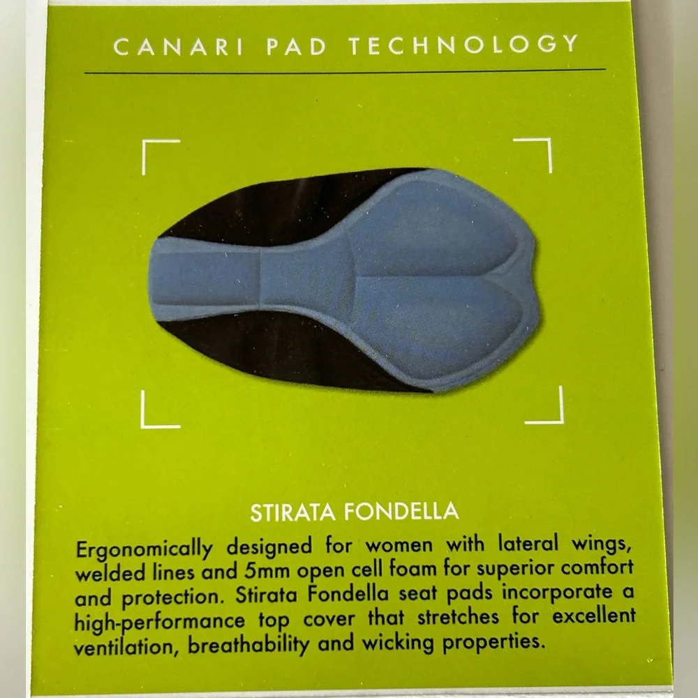 Canari Women's Cycling Shorts Support Active Performance Bike Riding Athletic M